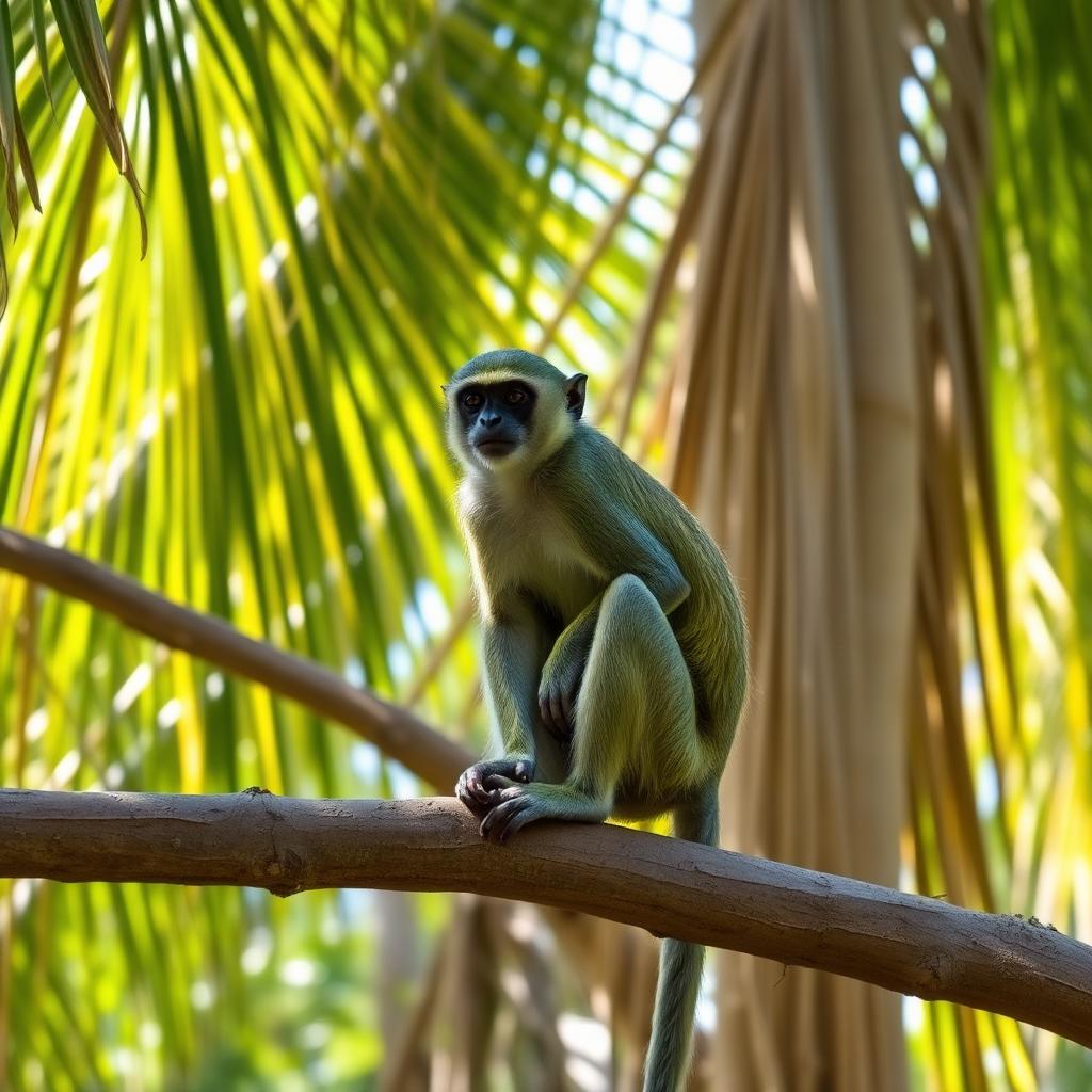 Monkey watching at Bijilo Forest Park